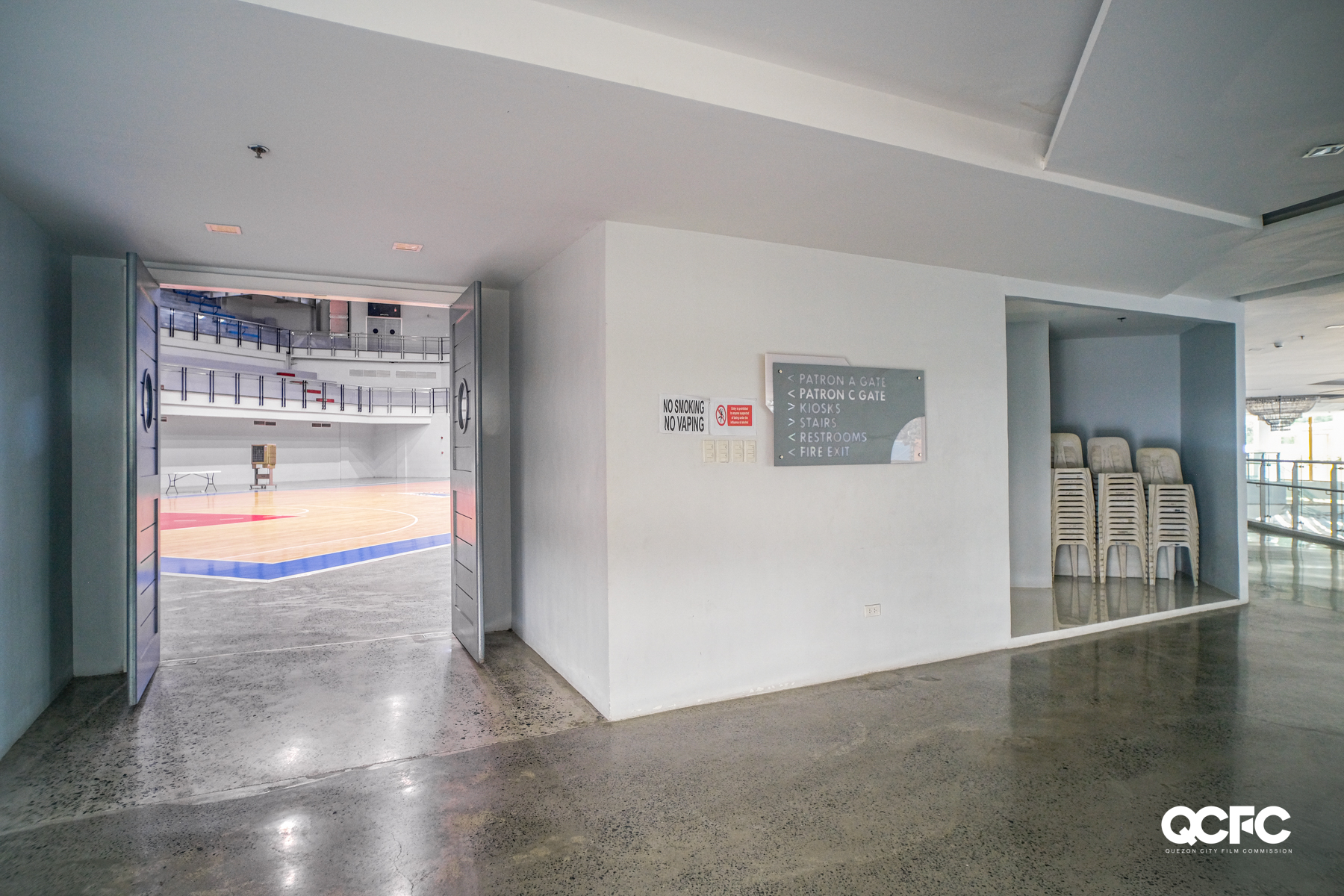 Amoranto Sports Complex Hallway