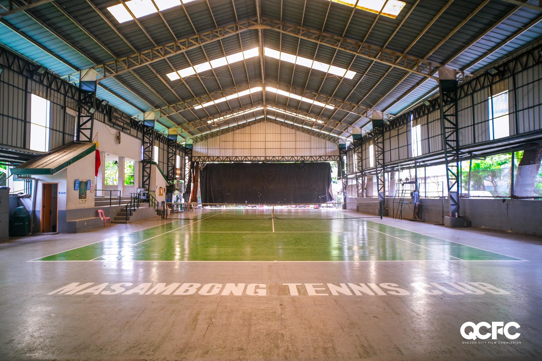 Masambong Tennis Court - Wide Shot